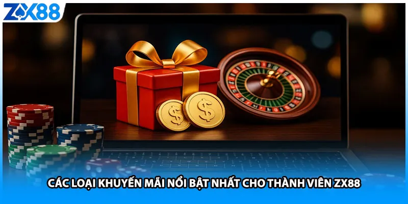 Các loại khuyến mãi nổi bật nhất cho thành viên ZX88