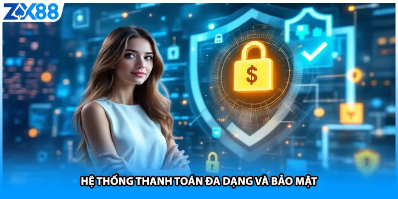 Hệ thống thanh toán đa dạng và bảo mật