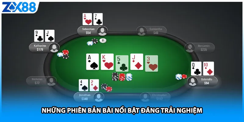Những phiên bản bài nổi bật đáng trải nghiệm